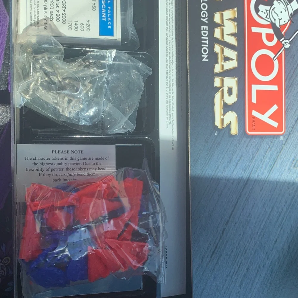 Monopoly Star Wars Classic Trilogy Edition Parker Bros. NEW Open Box - Picture 7 of 12